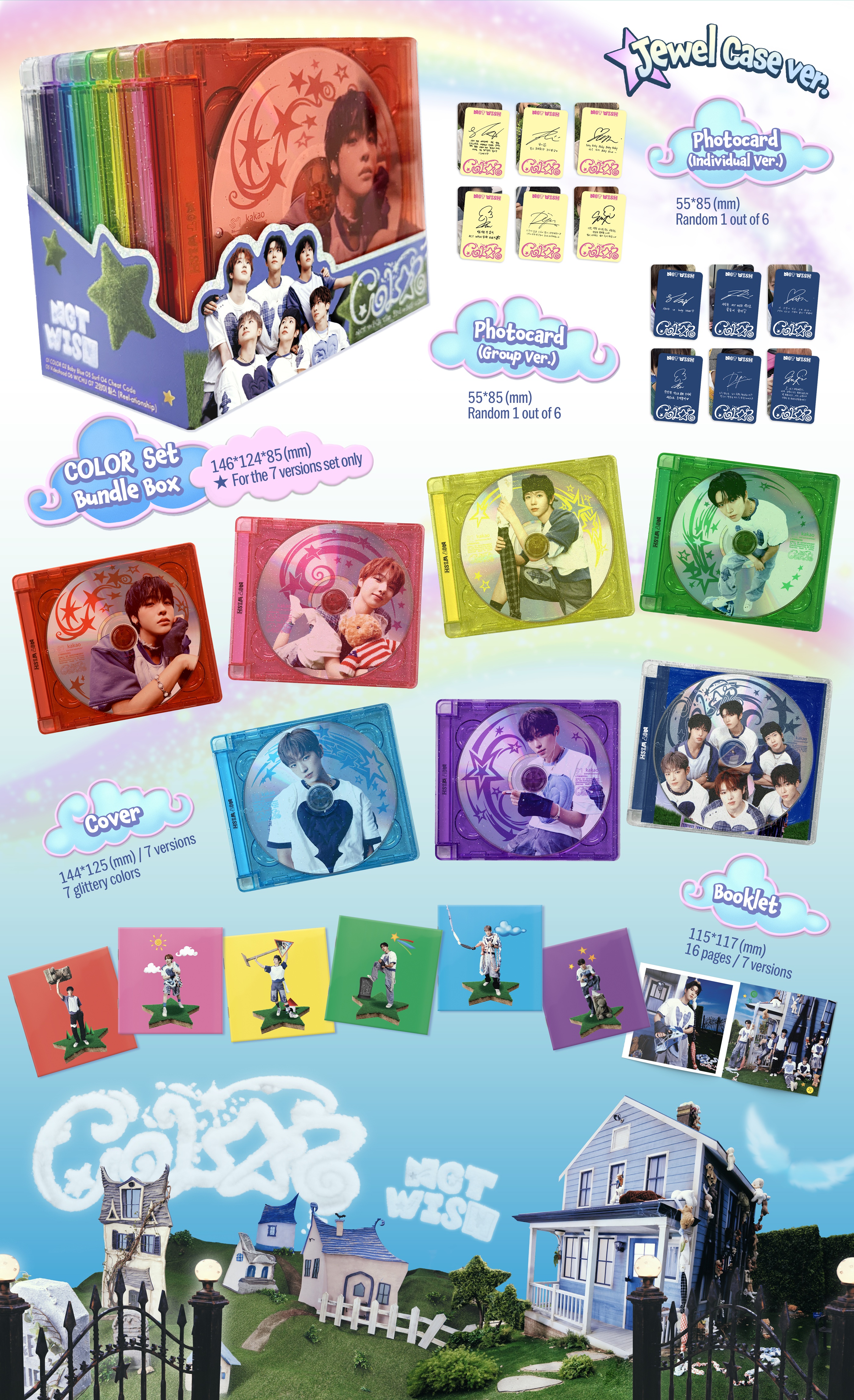 [PRE] NCT WISH - 3rd Mini Album COLOR