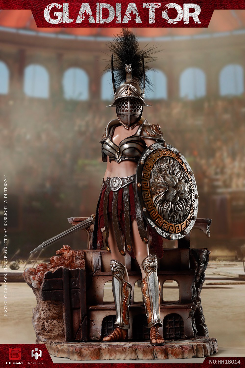 HHmodel & HaoYuTOYS HH18014 1/6 Gladiator - Empire Female Warrior Black Feather