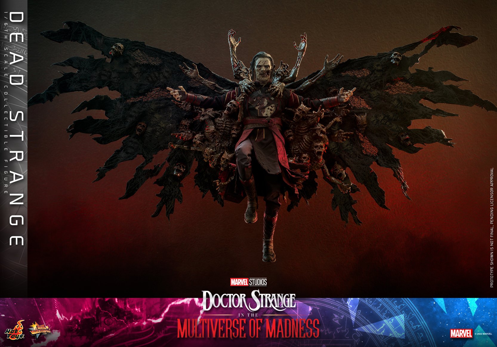 Hot Toys MMS654 1/6 Doctor Strange in the Multiverse of Madness - Dead Strange