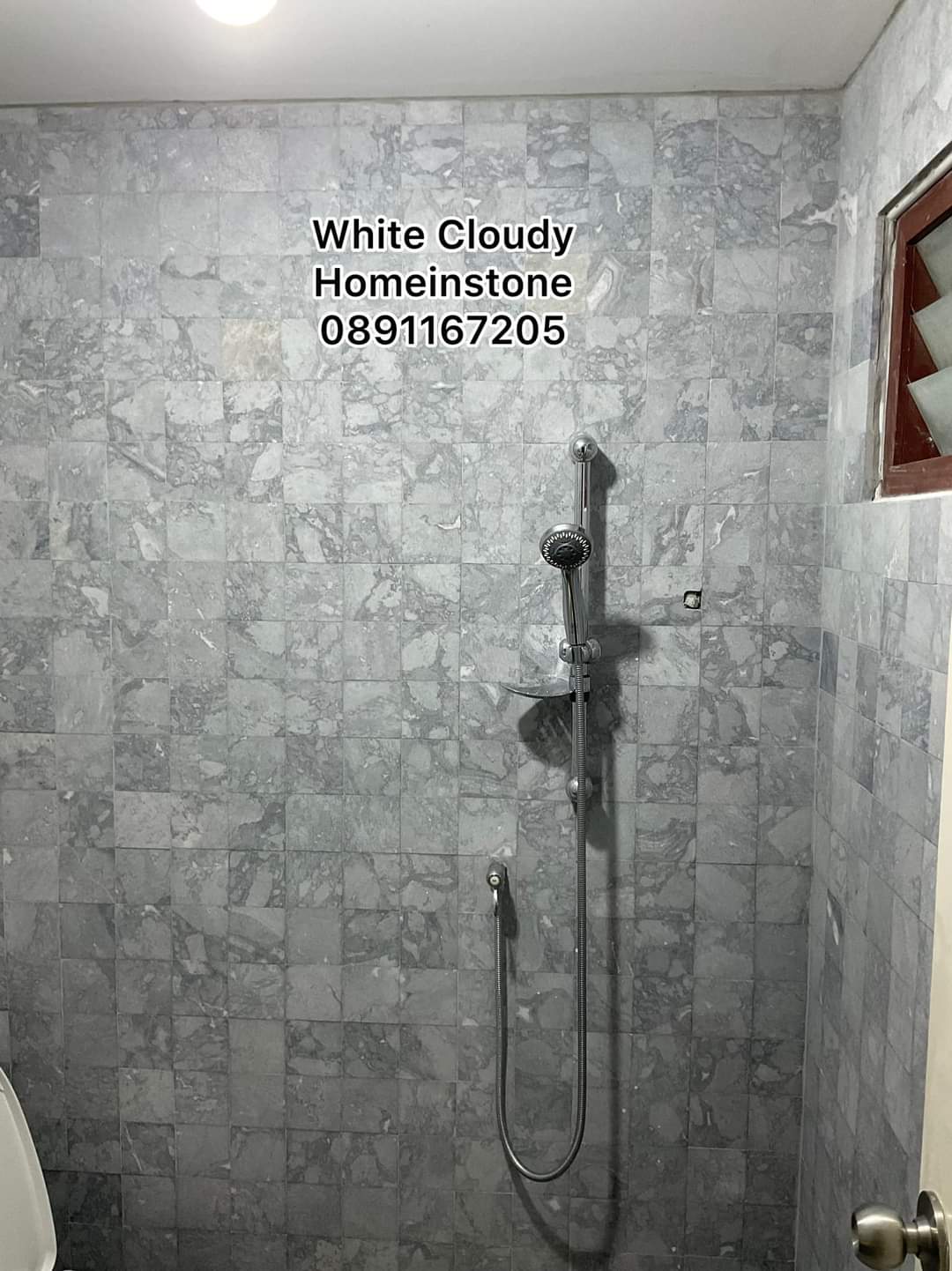 White Cloudy หินธรรมชาติสำหรับสระว่ายน้ำ ห้องน้ำ ระเบียง ทางเดิน