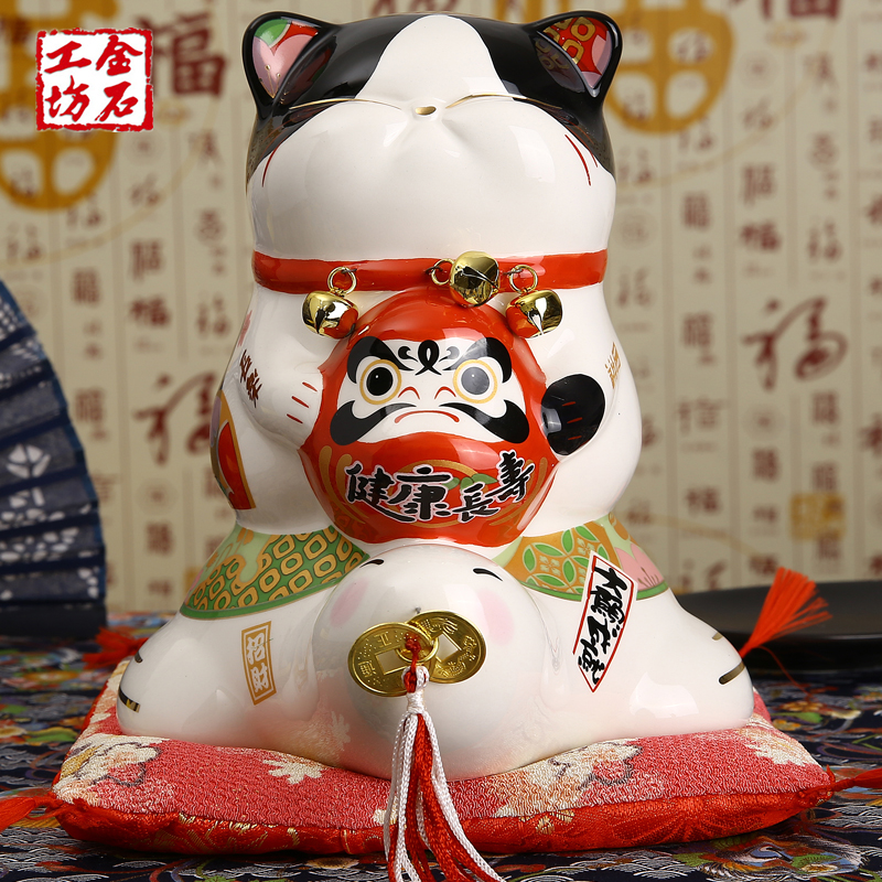 Lucky Cat Decoration ตุ๊กตาของขวัญ พร้อมกล่อง/ขนาด 8 นิ้ว