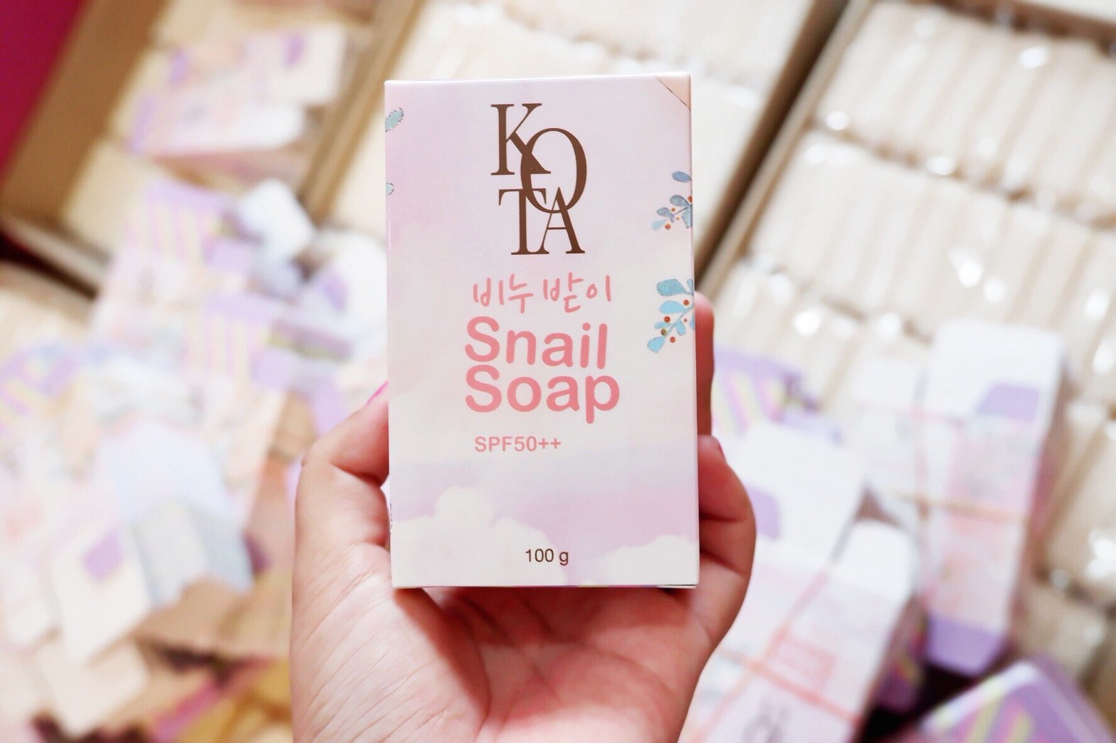 สบู่หอยทากเกาหลี SNAIL SOAP La Kota ลา โกต้า