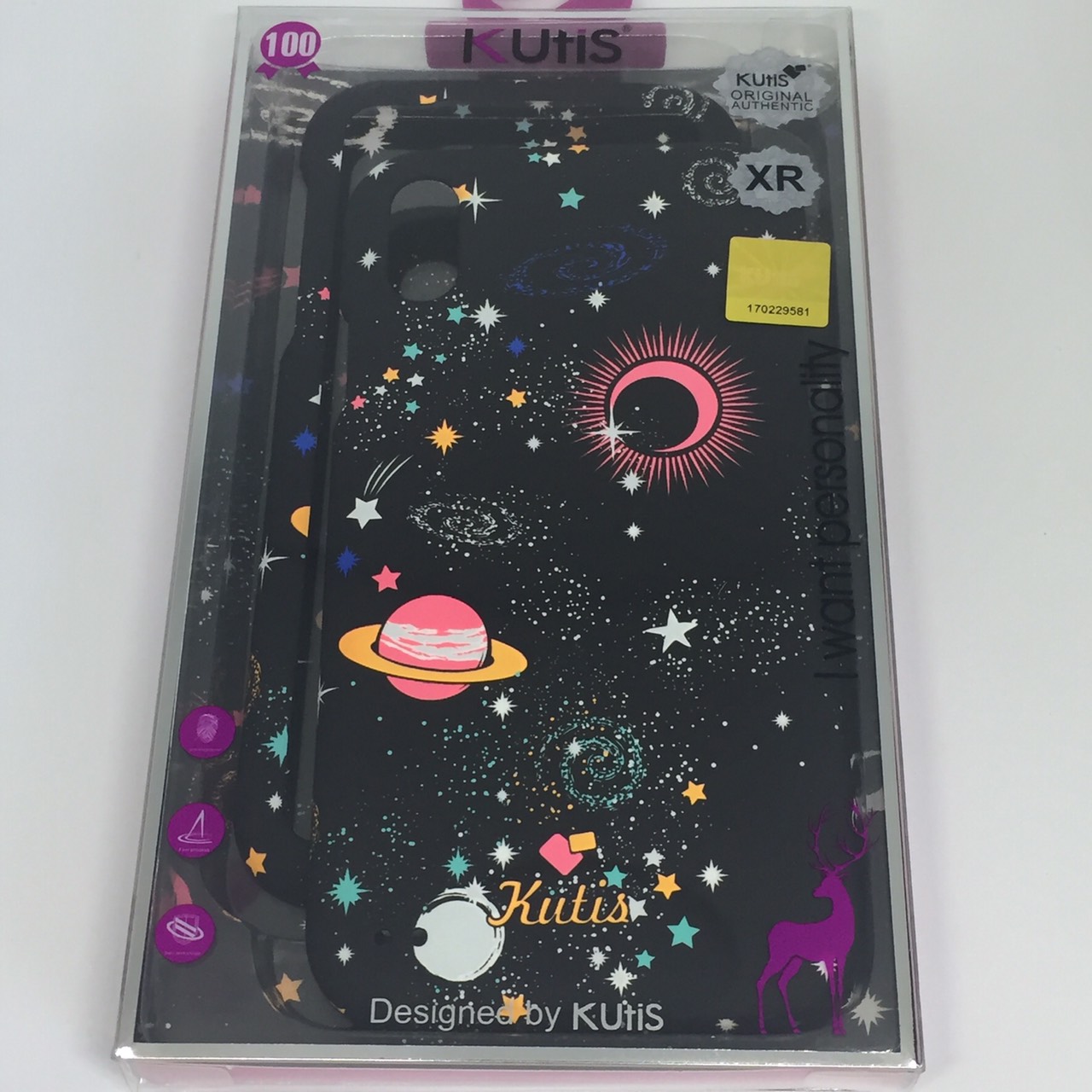 เคสคูทิสKutisไอโฟนXR(ลายอวกาศ)มาใหม่ เคสประกบหน้า-หลัง เคสเรืองแสง เคสลายวินเทจ ร้านSuperhero Klongthom