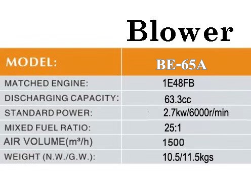 เครื่องเป่าใบไม้ 2จังหวะ BE-65A MITSUYOSHI
