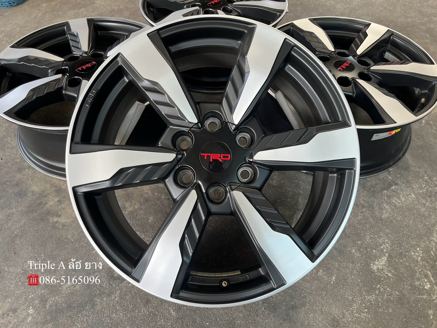 ✨ล้อแม็กแท้💯✨ Toyota Fortuner TRD ขอบ 20 ดำหน้าเงา💖สวยกริ๊บ💖