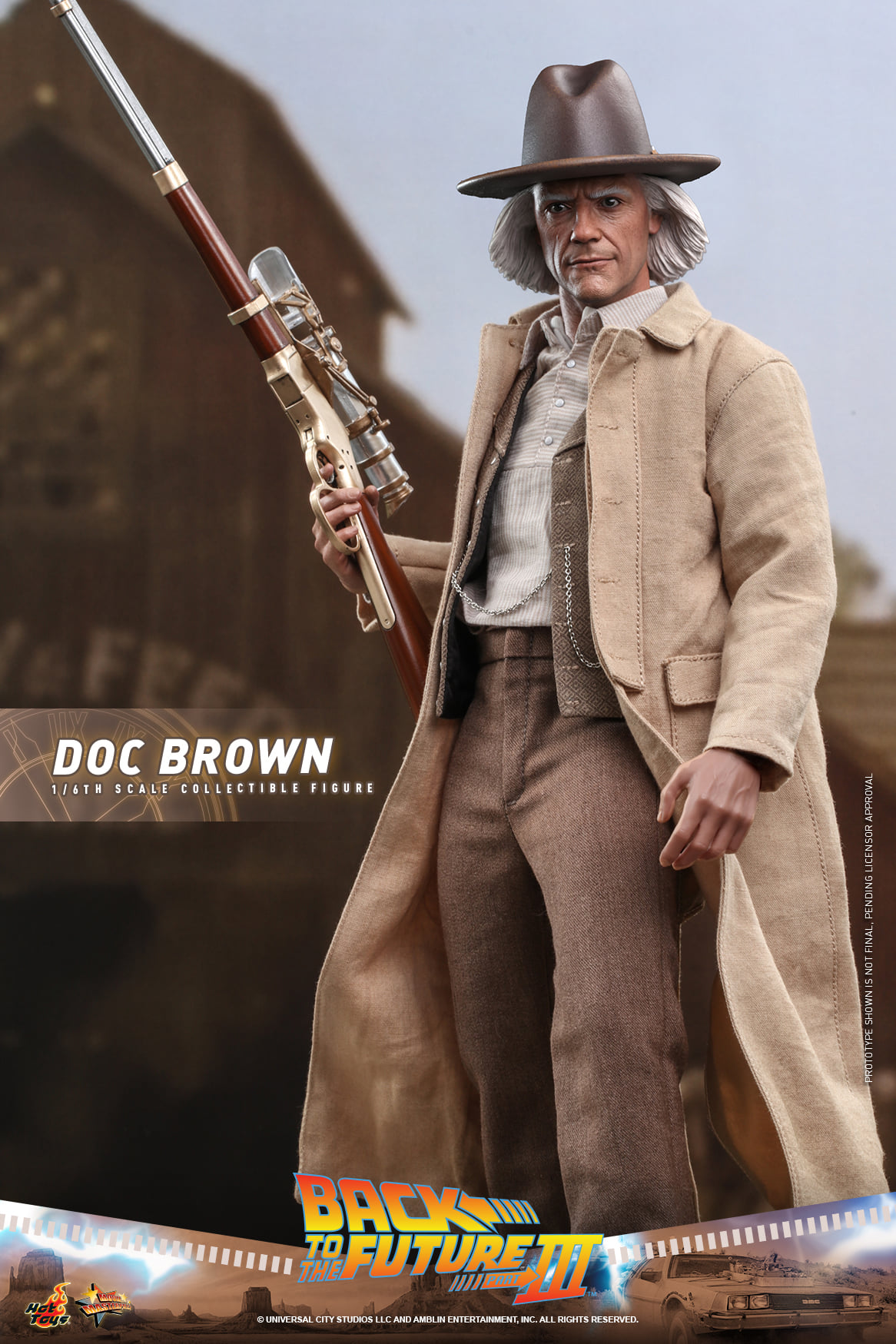 Hot Toys MMS617 1/6 Back to the Future Part III - Doc Brown