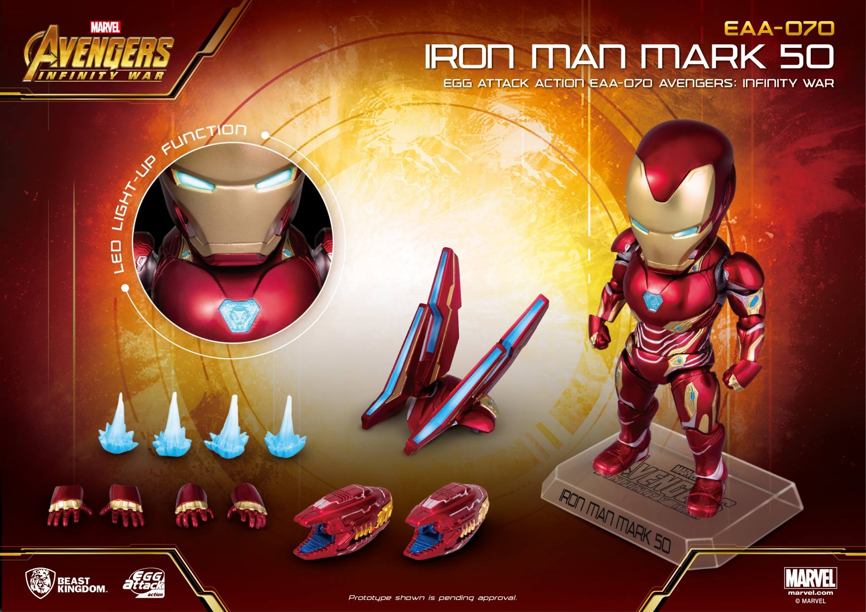 Beast Kingdom EAA070 Avengers: Infinity War - Iron Man MK50