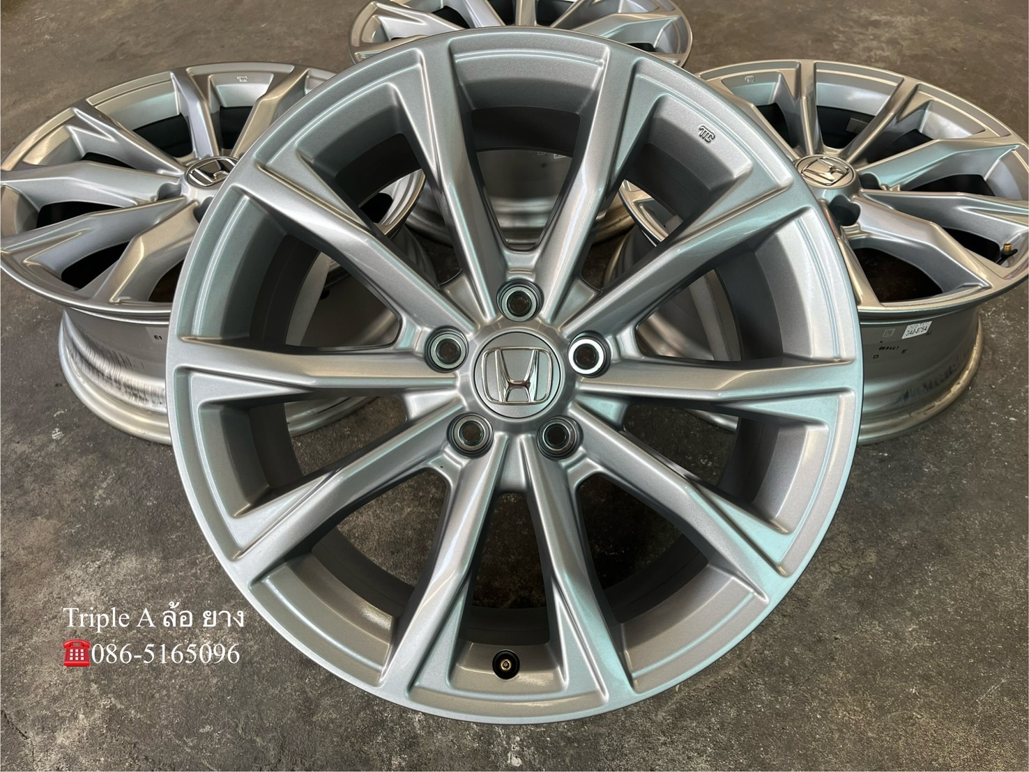 ✨ล้อแม็กป้ายแดง 5รู114✨Honda CRV G6 รุ่นใหม่ล่าสุด ขอบ 18💖สวยกริ๊บ💖