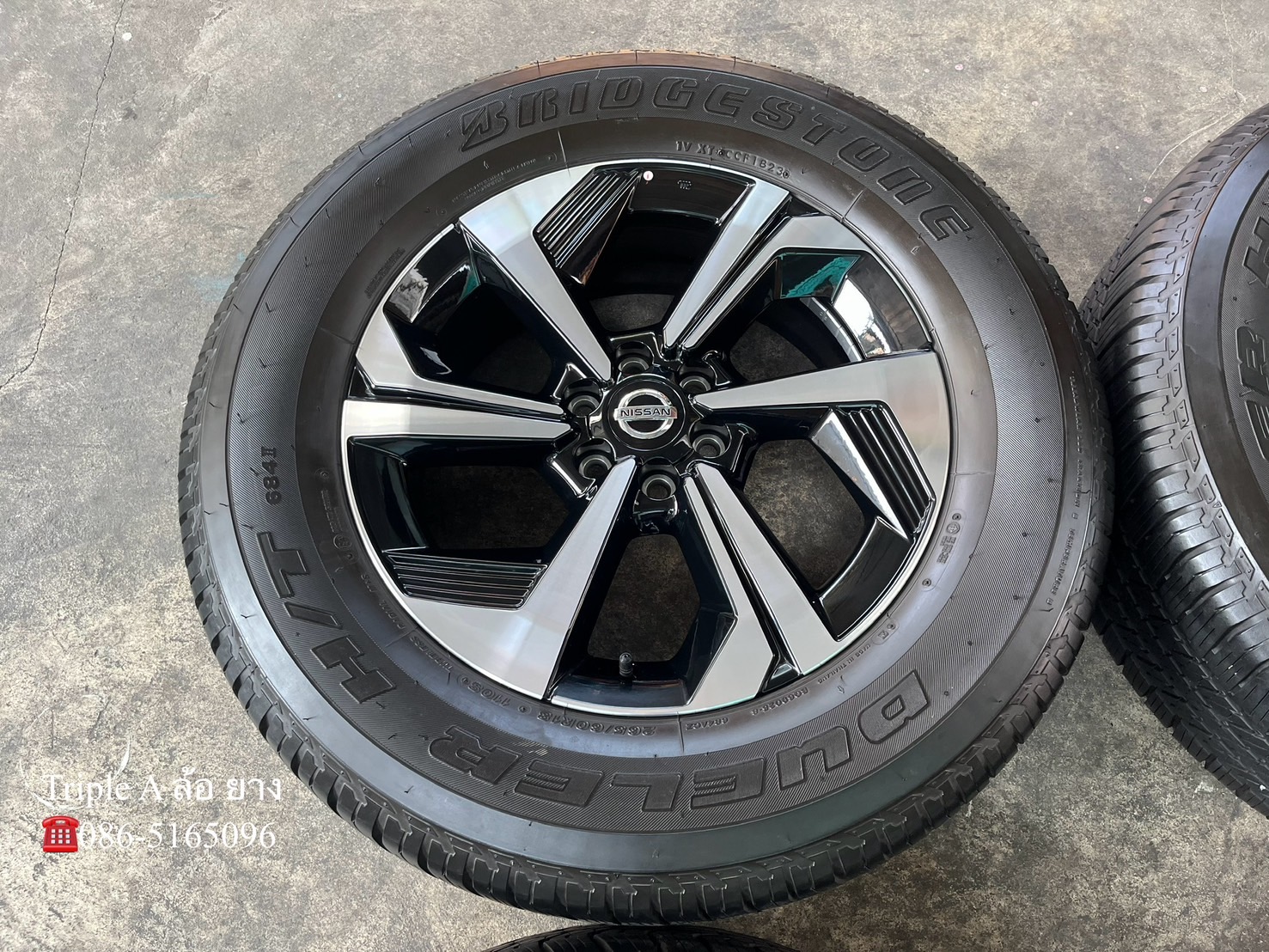 ✨ล้อแม็กป้ายแดง 6รู114✨Nissan Terra รุ่นใหม่ล่าสุด ขอบ 18 พร้อมยาง 265-60-18 Bridgestone ปี 23💖สวยกริ๊บ💖