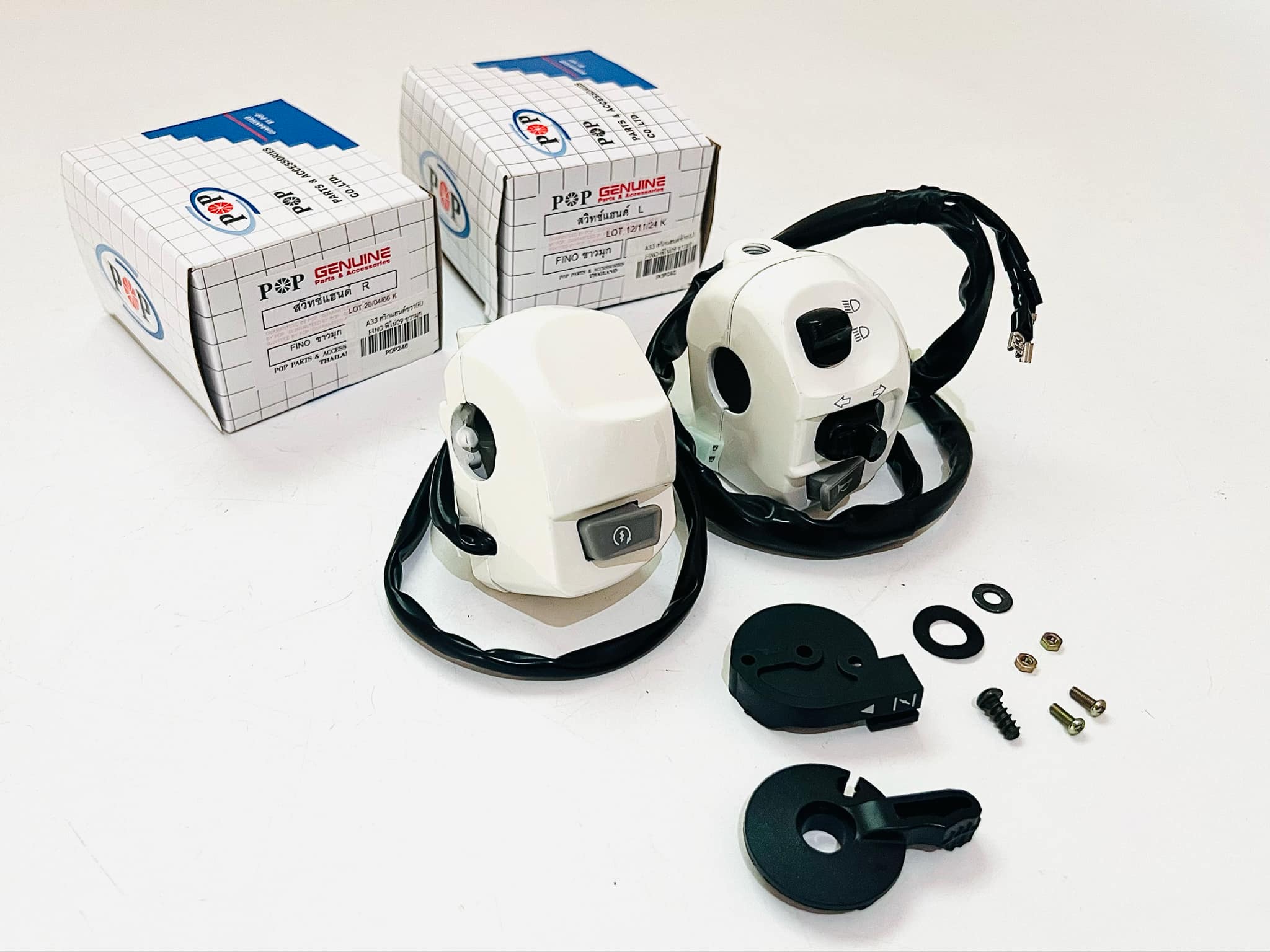 สวิทแฮนด์ ฟีโน่ Fino ซ้าย+ขวา สตาร์ทเท้า 1 คู่ เลือกสีได้เลย A33