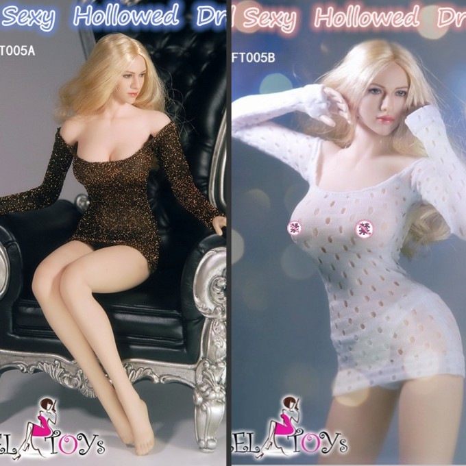 FeelToys FT005 1/6 Girl Sexy Hollowed Dress