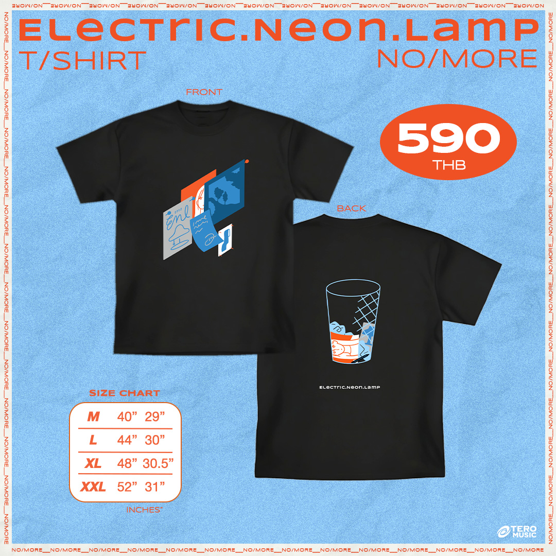 T-Shirt : ELECTRIC NEON LAMP - NO/MORE