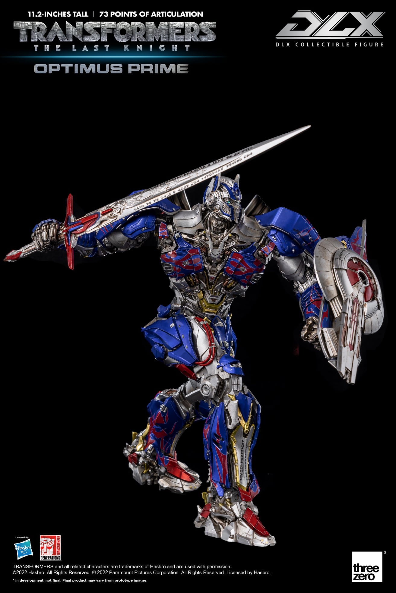 Threezero 3Z04570W0 DLX Transformers: The Last Knight - Optimus Prime