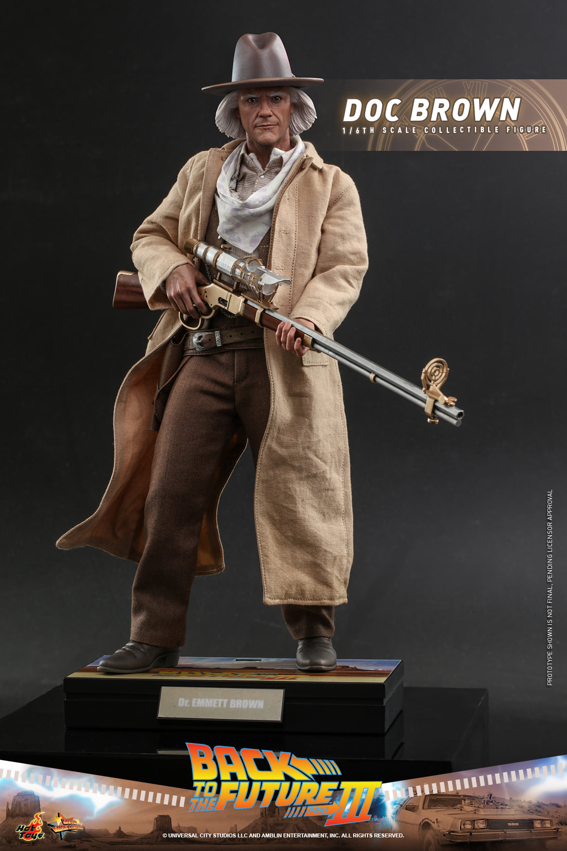 Hot Toys MMS617 1/6 Back to the Future Part III - Doc Brown