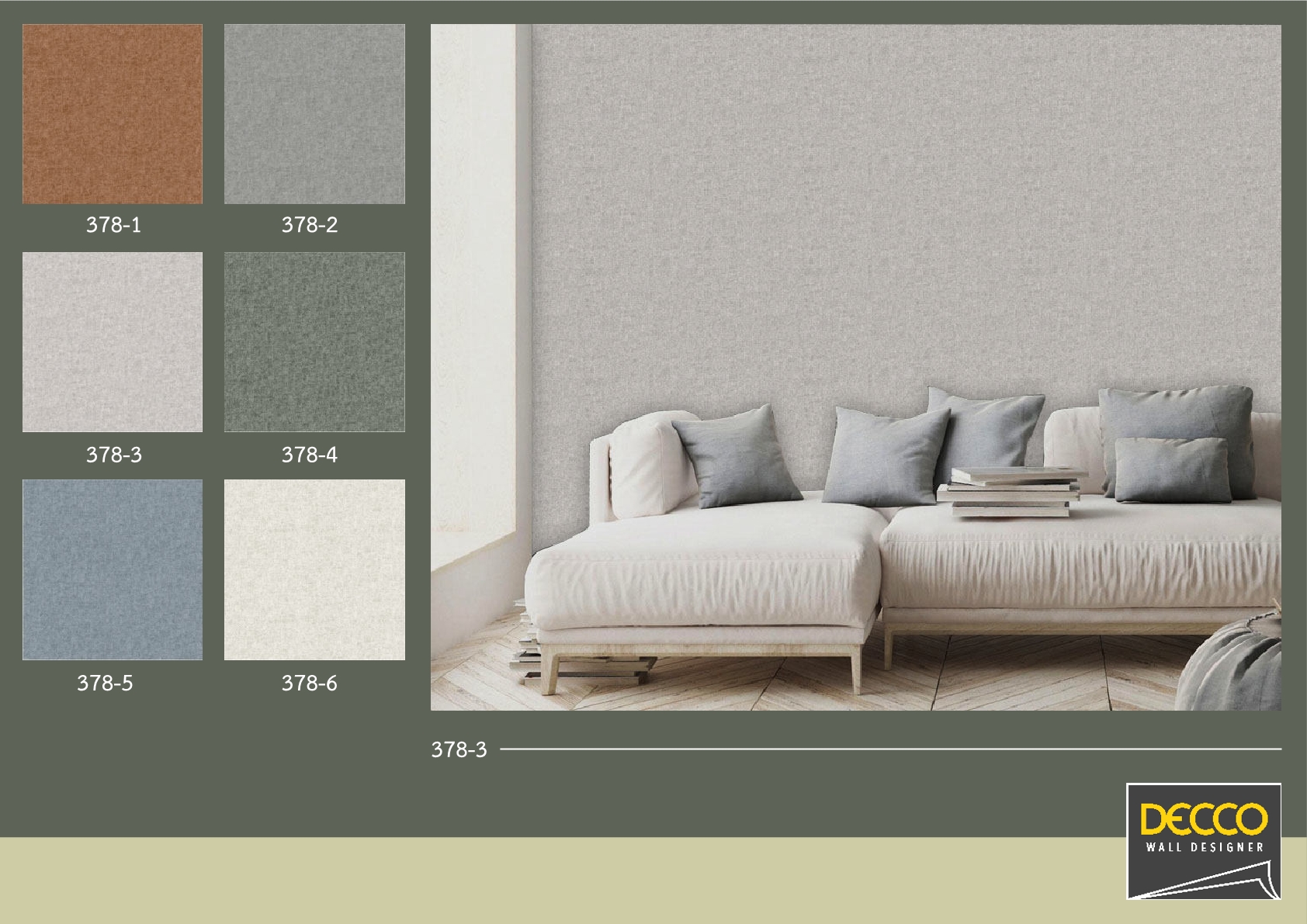 PLAIN รหัส 378 เนื้อละเอียด วอลเปเปอร์สไตล์เรียบ | แจ้งรหัสในแชทนะคะ