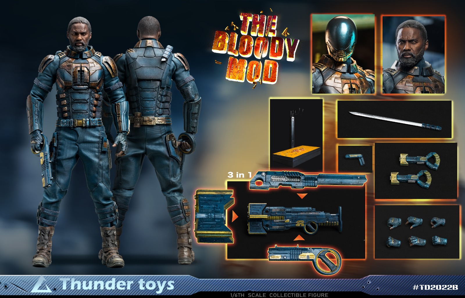 Thundertoys TD2022B 1/6 The Bloody Mod