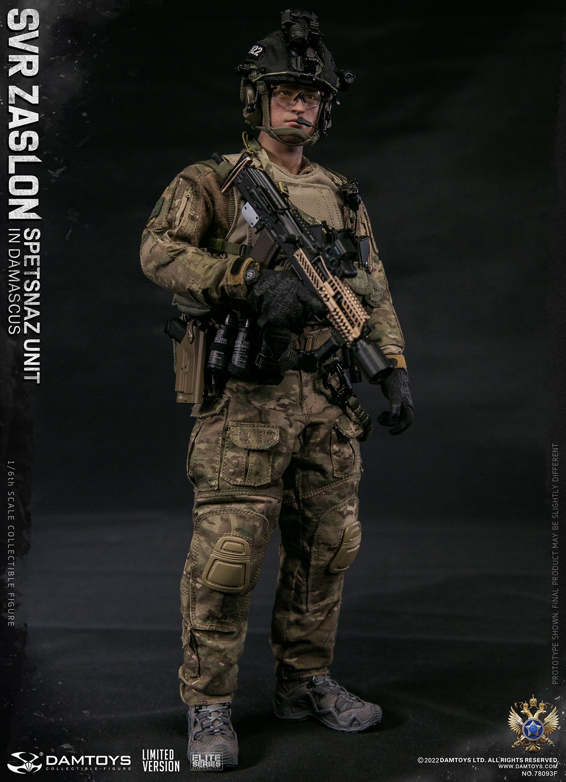 DAMTOYS 78093F 1/6 SVR ZASLON SPETSNAZ UNIT IN DAMASCUS (LIMITED VERSION)