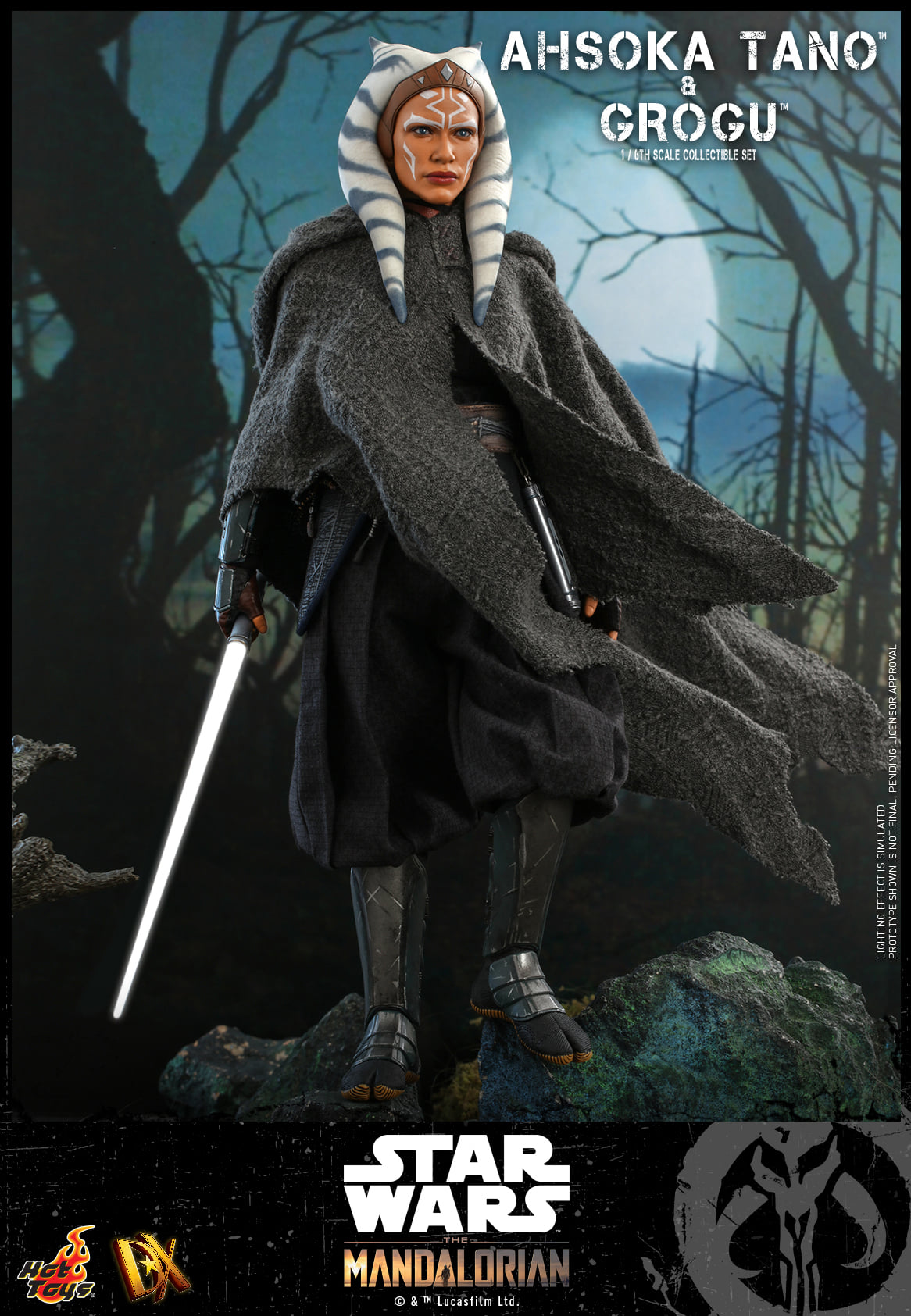 Hot Toys DX21 1/6 Star Wars™: The Mandalorian™ - Ahsoka Tano & Grogu™