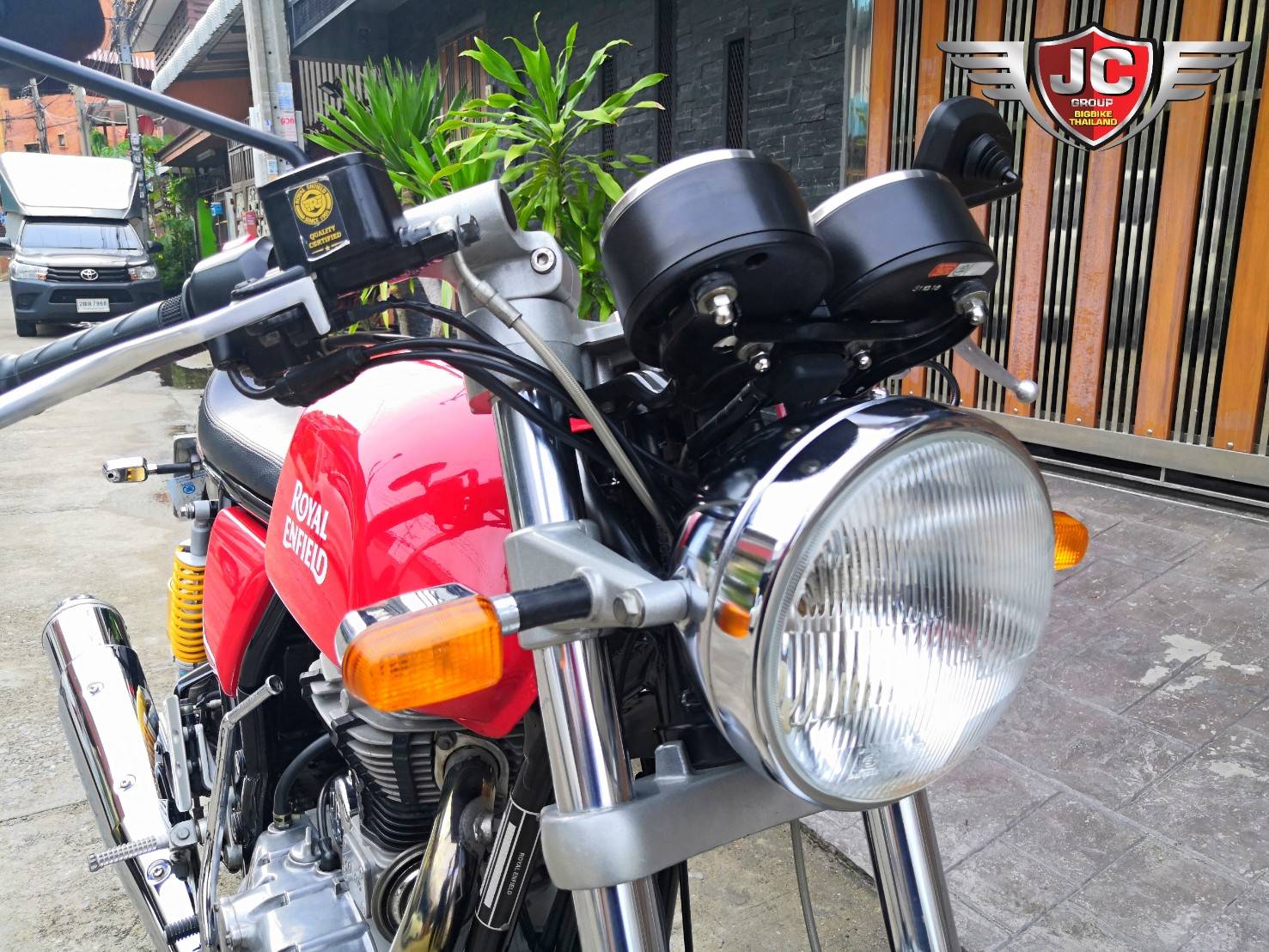 😘 Café Racer ก็มา 💨 #Royal Enfield Continental GT535 สายจอด ไมล์ท้ 1,xxxโล