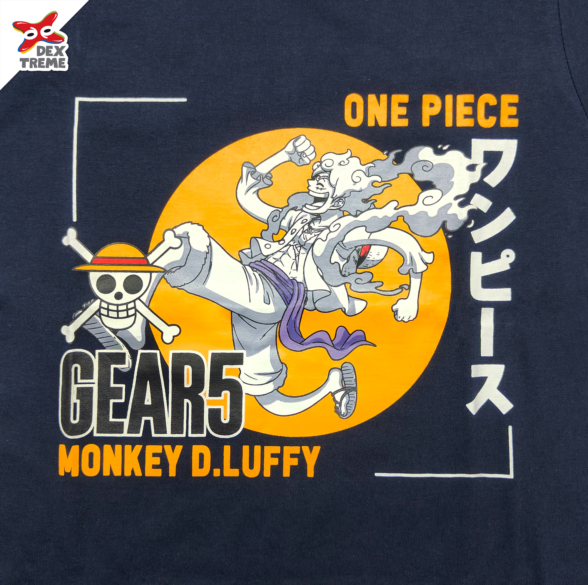 เสื้อยืดเด็กวันพีช One Piece Luffy GEAR5