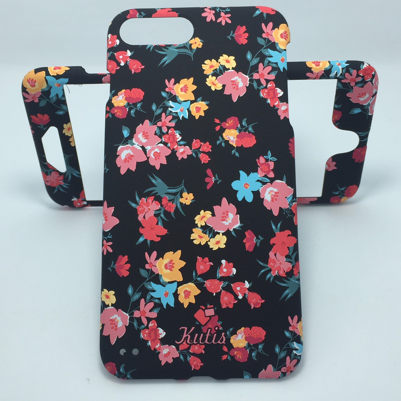 เคสคูทิส(Kutis)เคสไอโฟน7พลัส,8พลัส(ลายดอกไม้หลากสี)มาใหม่ เคสประกบหน้า-หลัง เคสเรืองแสง เคสลายวินเทจ ร้านSuperhero Klongthom