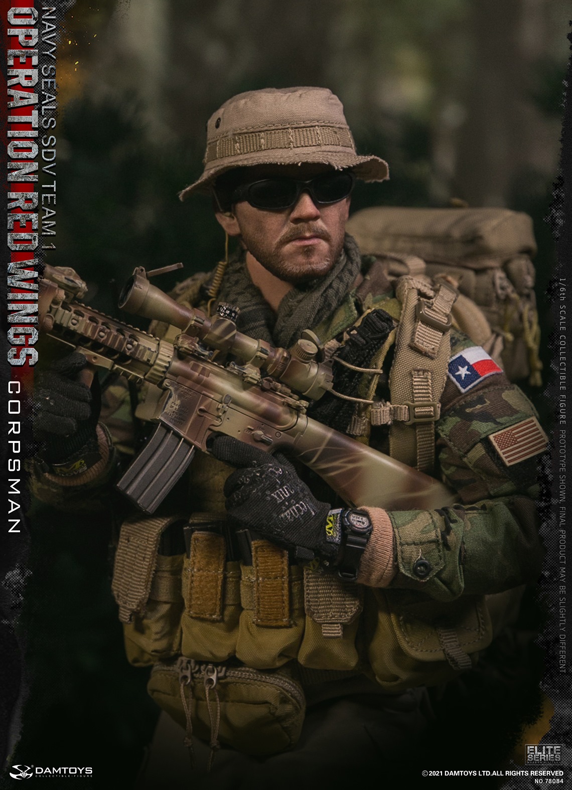 DAMTOYS 78084 1/6 Operation Red Wings: Navy Seals SDV Team 1 - Corpsman