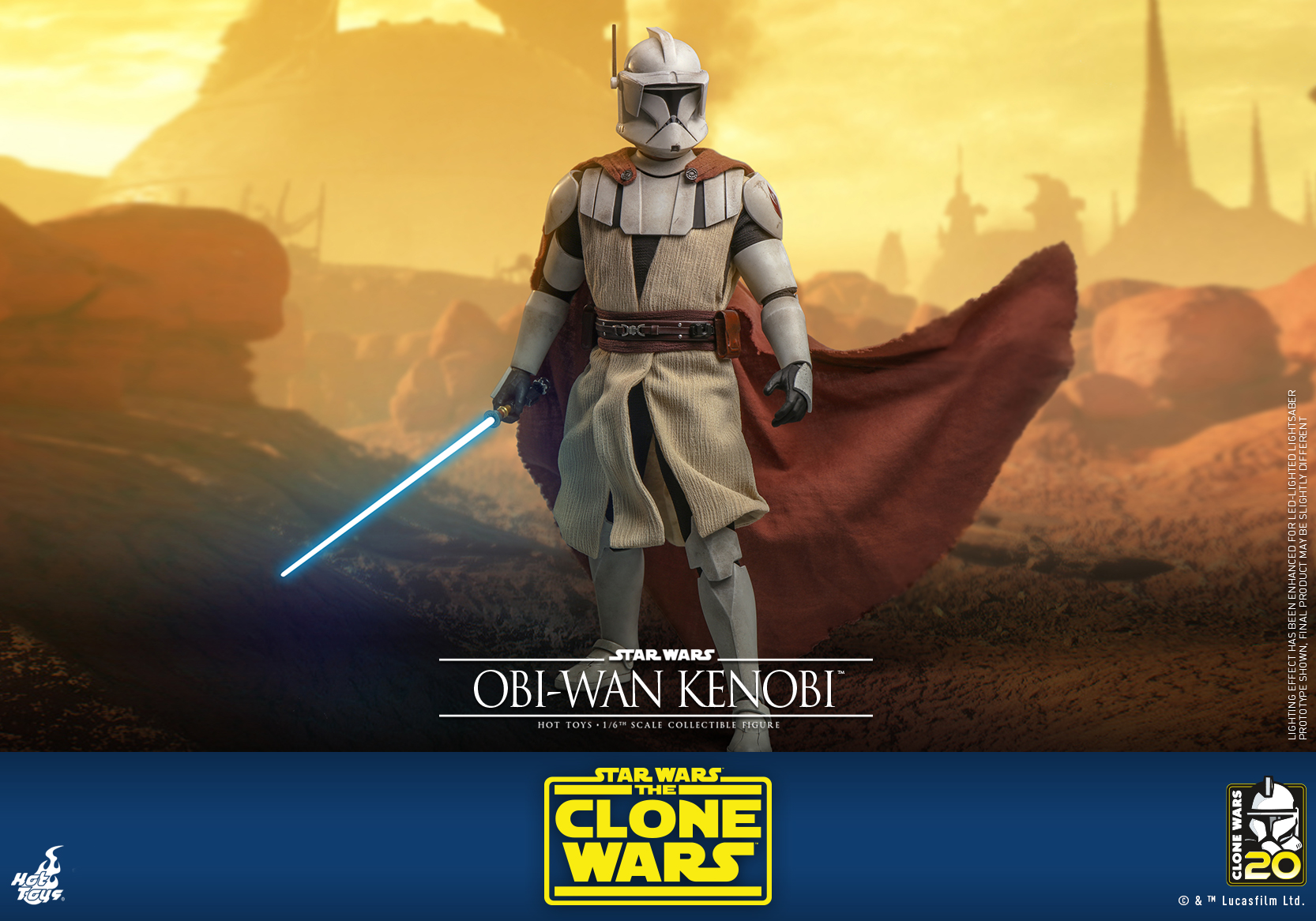 Hot Toys TMS095 1/6 Star Wars: The Clone Wars™ - Obi-Wan Kenobi™