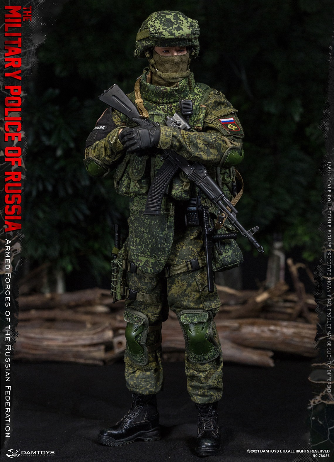 DAMTOYS 78086 1/6 ARMED FORCES OF THE RUSSIAN FEDERATION - THE MILITARY POLICE OF RUSSIA