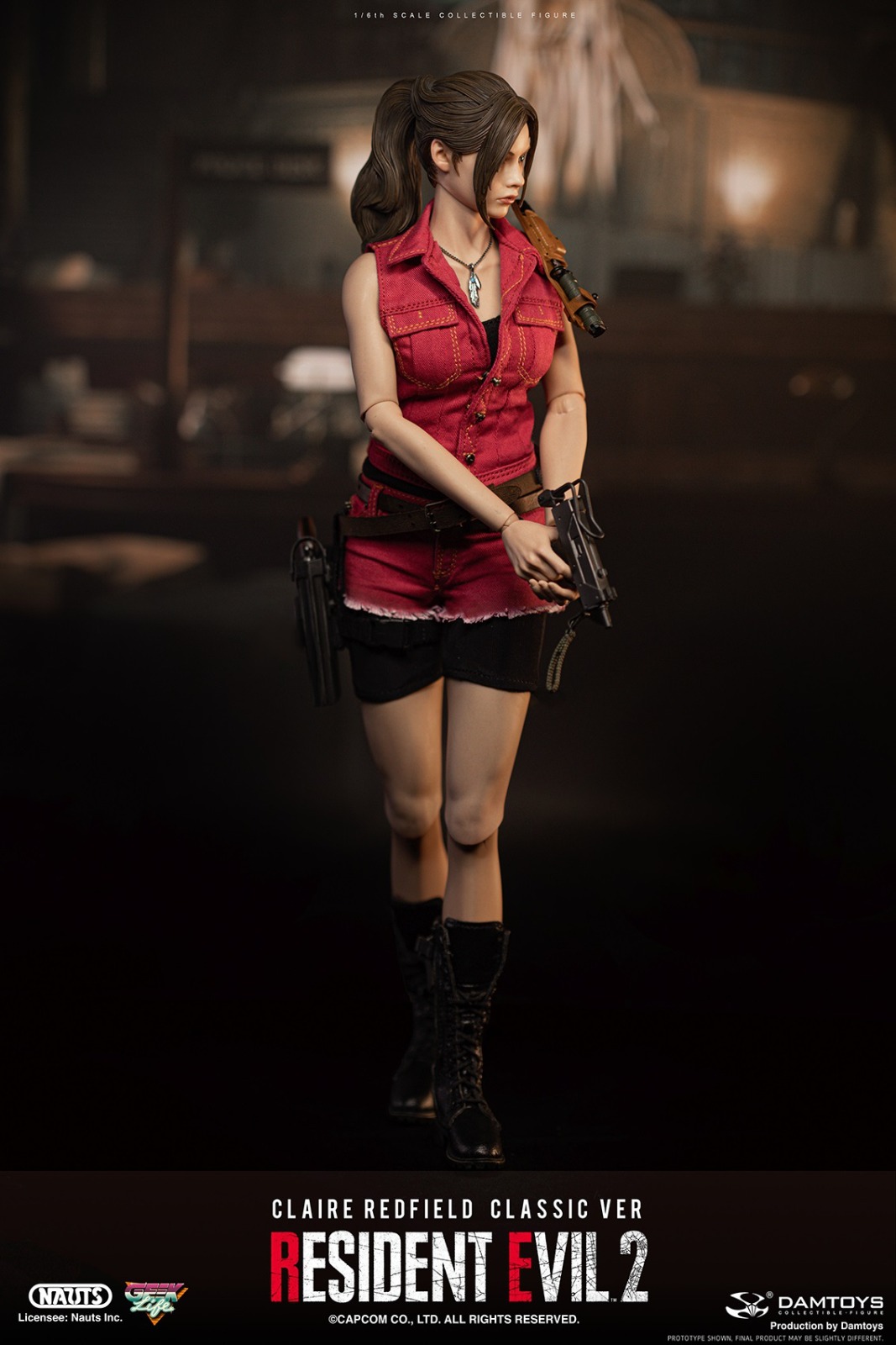 DAMTOYS DMS038 1/6 RESIDENT EVIL 2 - CLAIRE REDFIELD (CLASSIC VER)