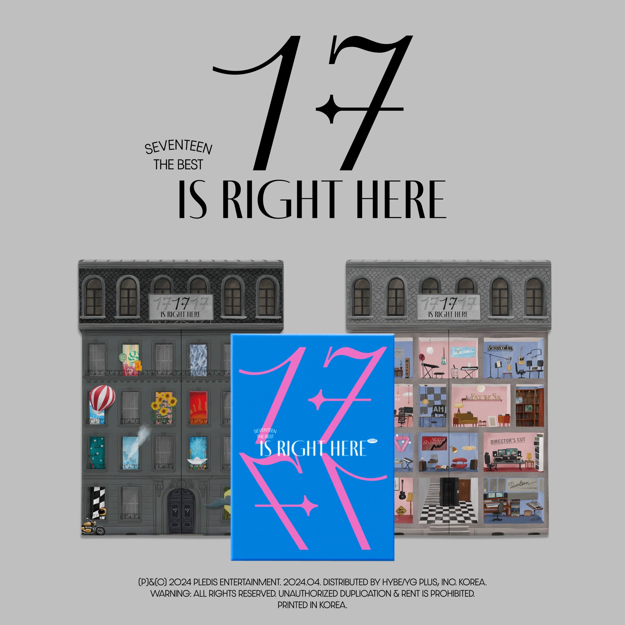 [รับกด+นำเข้าสินค้า] SEVENTEEN - BEST ALBUM [17 IS RIGHT HERE]