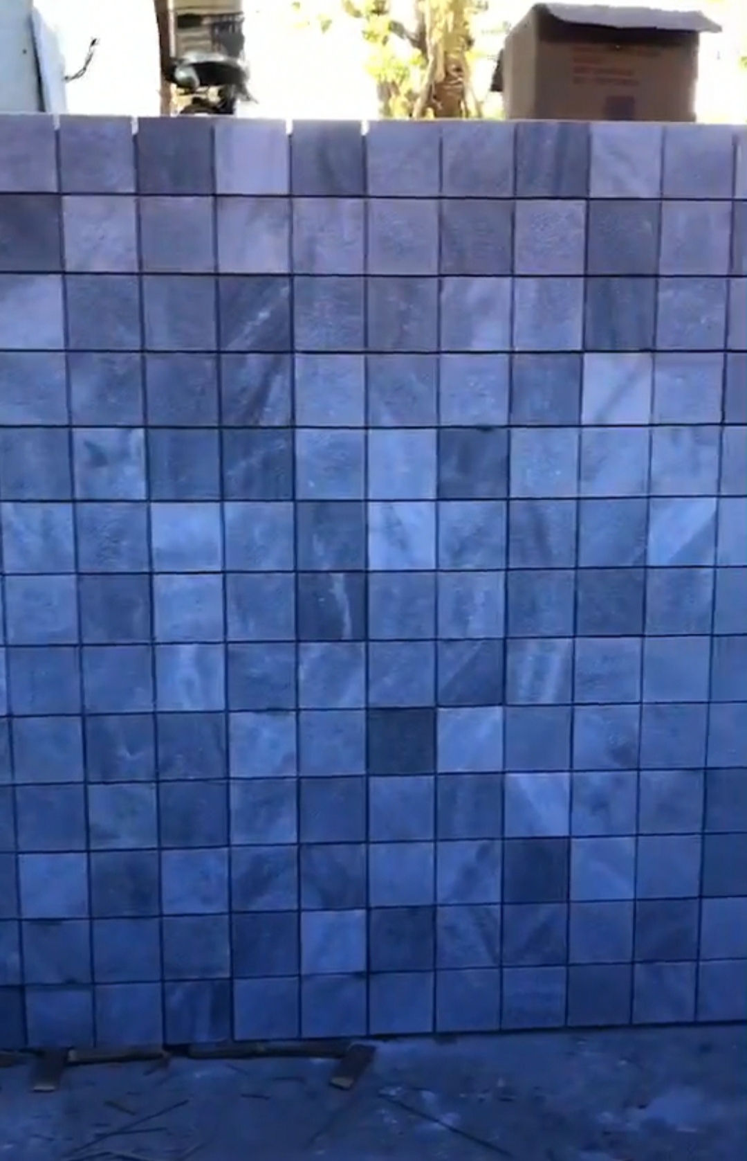 หินประดับ หินปูสระว่ายน้ำคริสตัลแบล็ค