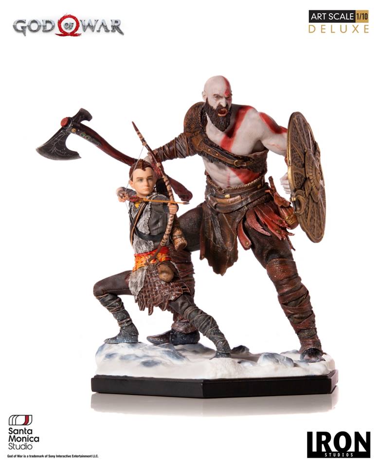 Iron Studios BDS Deluxe Art Scale 1/10 God of War 4 - Kratos and Atreus