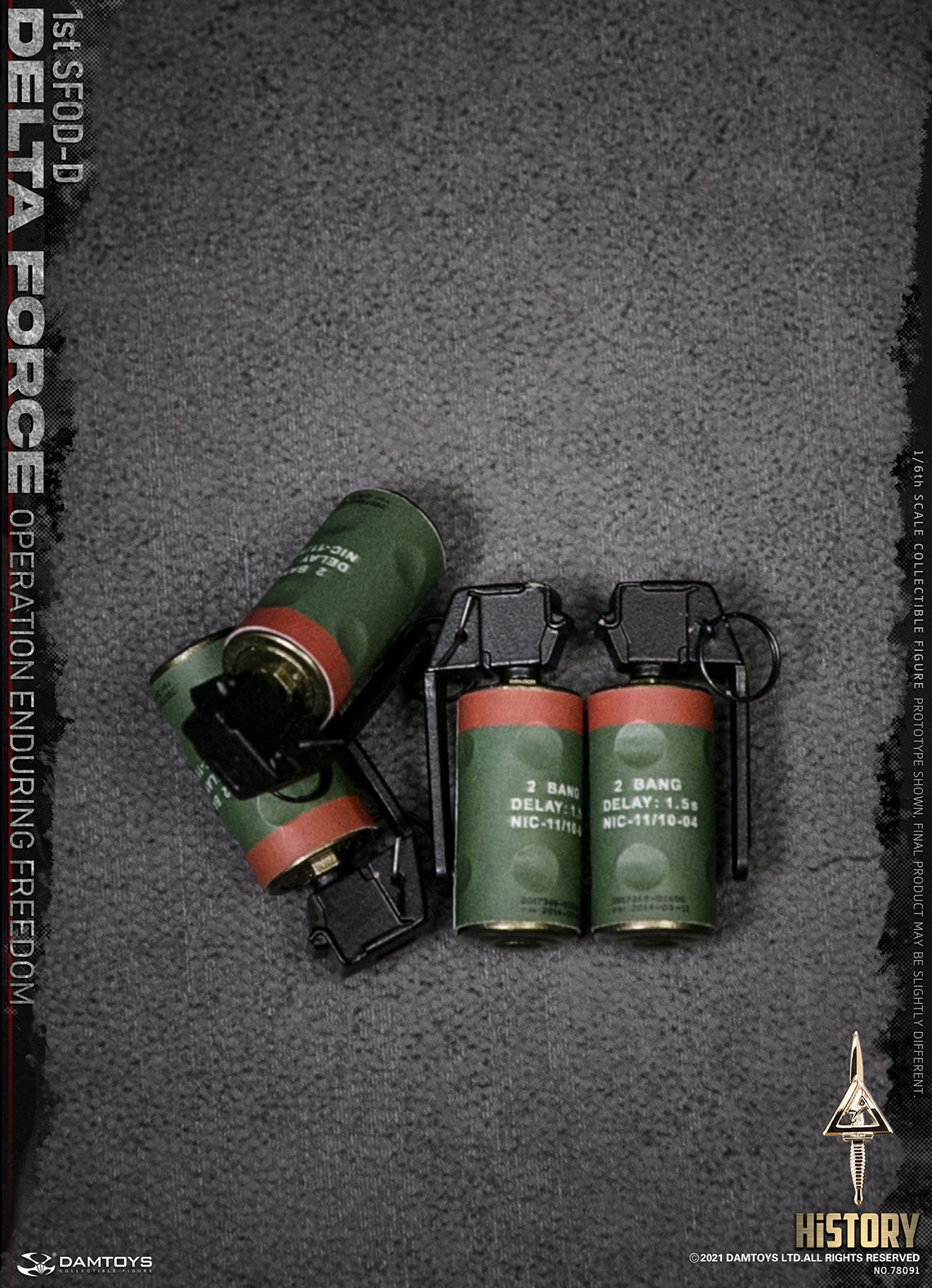 DAMTOYS 78091 1/6 1st SFOD-D OPERATION ENDURING FREEDOM DELTA FORCE