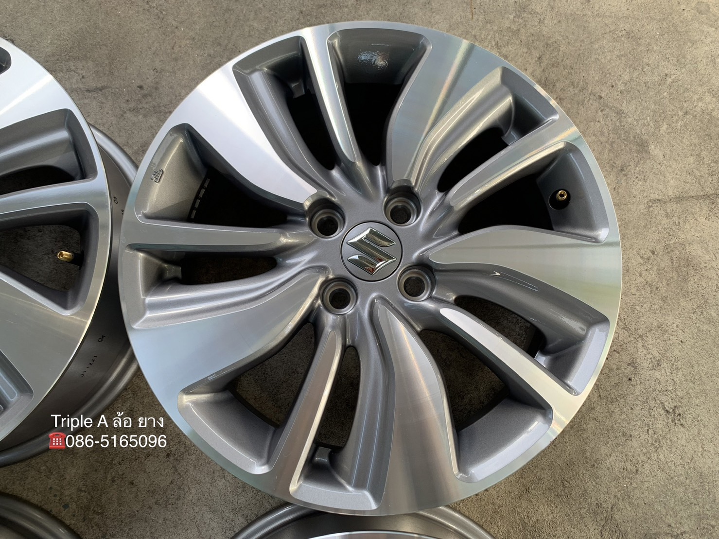 ✨ล้อแม็กป้ายแดง✨Suzuki Swift รุ่นใหม่ล่าสุด ขอบ 16 เทาหน้าเงา💖สวยกริ๊บ💖