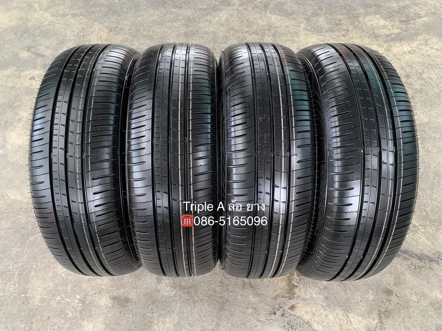 ✨ยางใหม่ป้ายแดง✨195-60-16 Dunlop💖ใหม่กริ๊บ💖