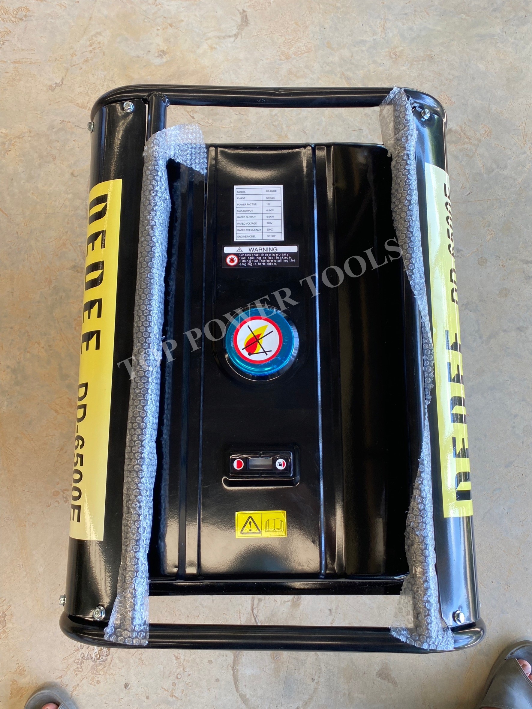 เครื่องปั่นไฟเบนซิน DD-6500E 6.5KW.DEDEE (สตาร์ทกุญแจ)