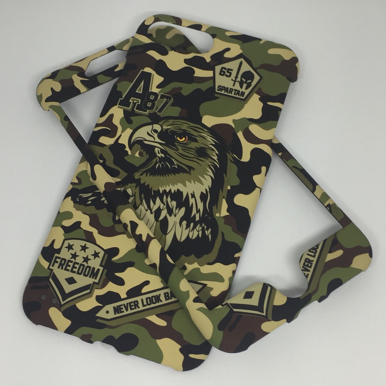 เคสคูทิส(Kutis)ไอโฟน7พลัส,8พลัส(ลายพรางเหยี่ยว)มาใหม่ เคสประกบหน้า-หลัง เคสเรืองแสง เคสลายวินเทจ ร้านSuperhero Klongthom