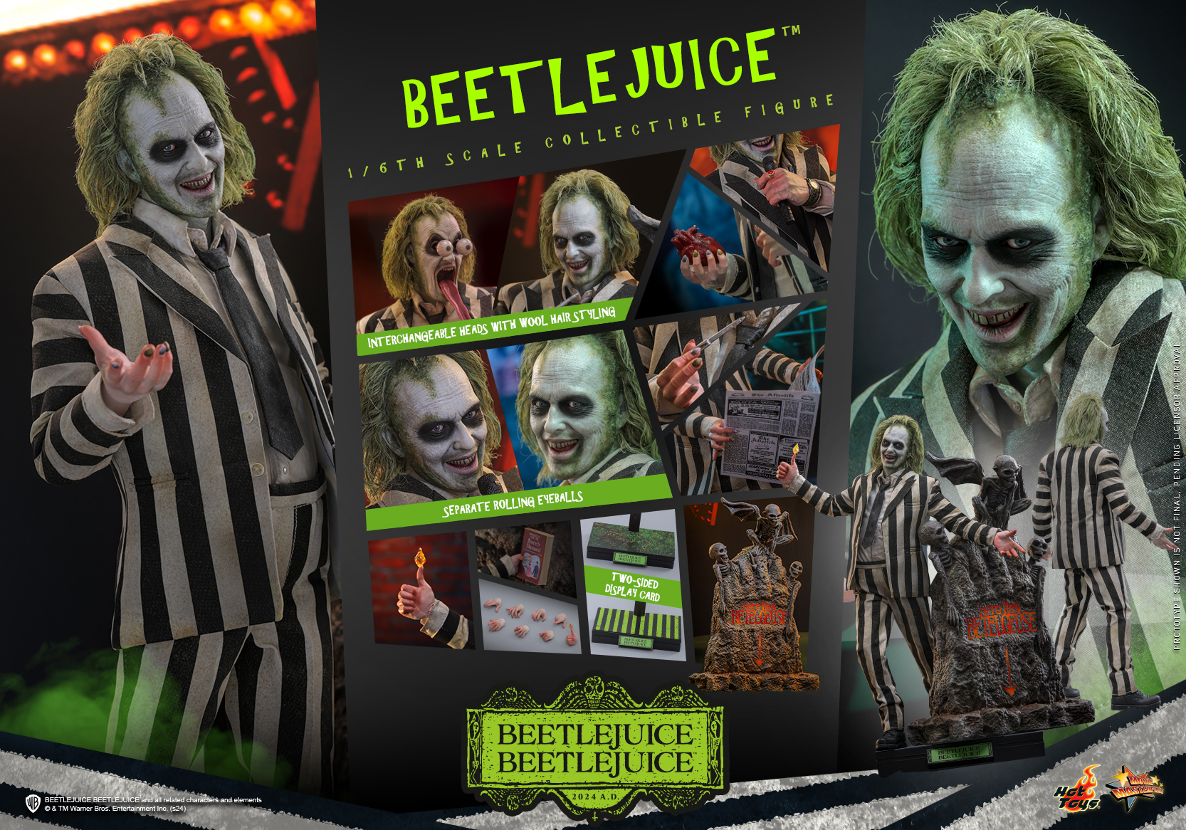 Hot Toys MMS767 Beetlejuice Beetlejuice - Beetlejuice