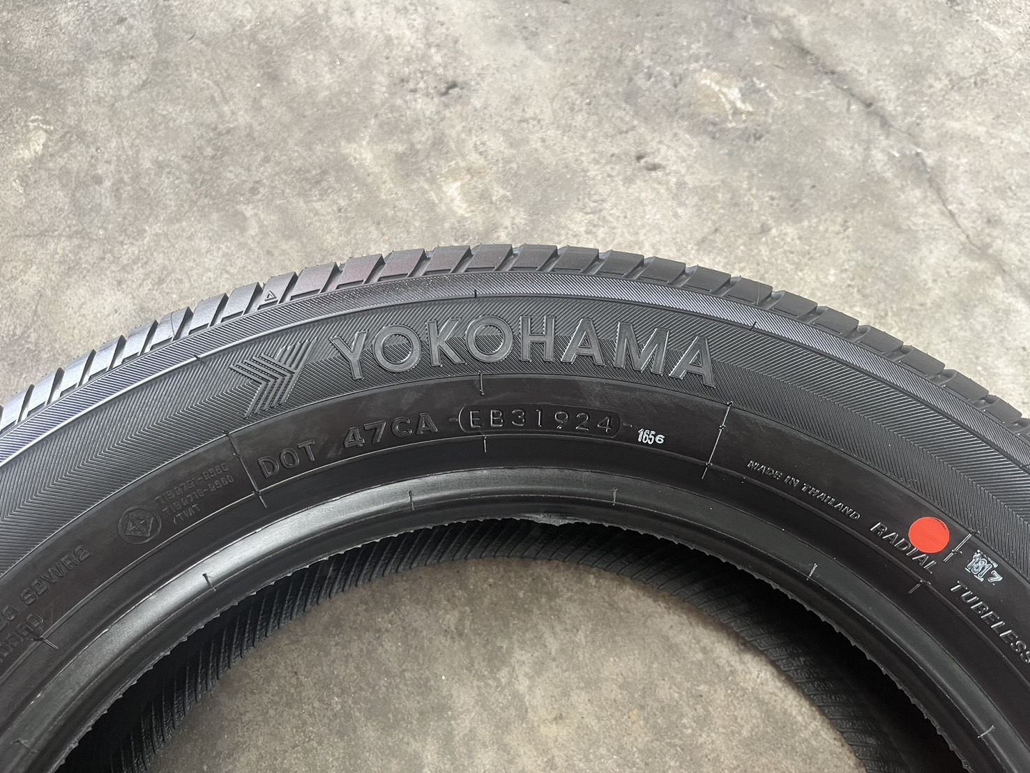 ♨ปี24♨✨ยางใหม่💯✨185-60-15 Yokohama💖ใหม่กริ๊บ💖