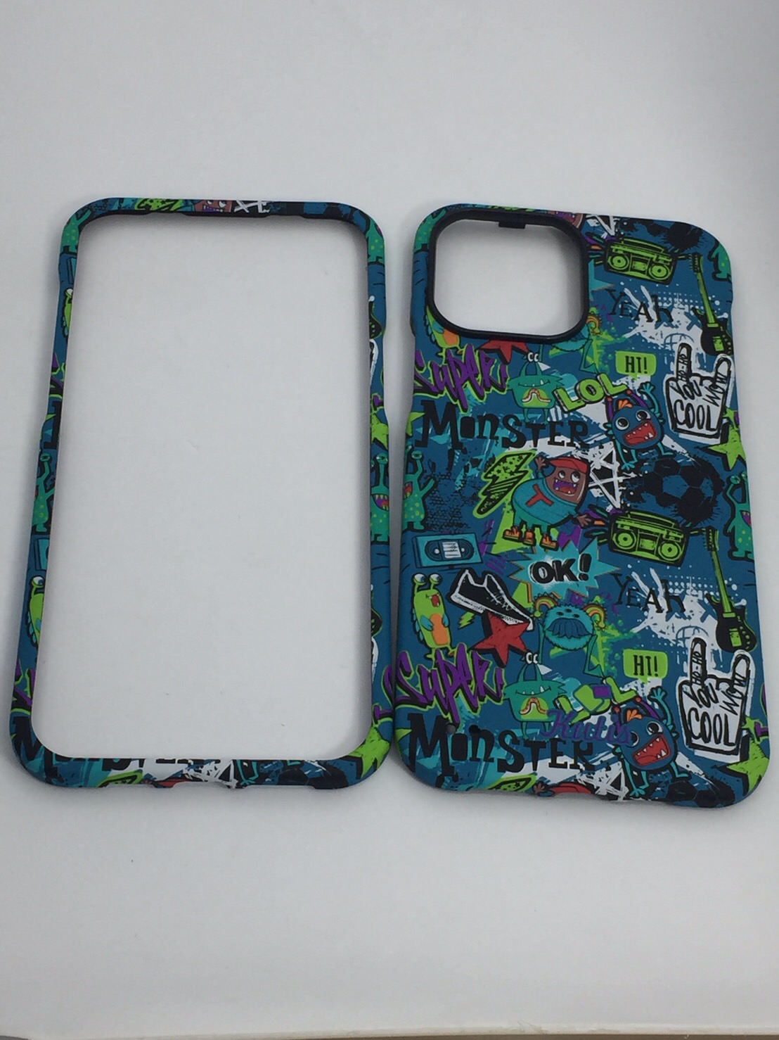 เคสคูทิส(Kutis)เคสไอโฟน13PROmax(ลายMonster)มาใหม่ เคสประกบหน้า-หลัง เคสเรืองแสง เคสลายวินเทจ ร้านSuperhero Klongthom