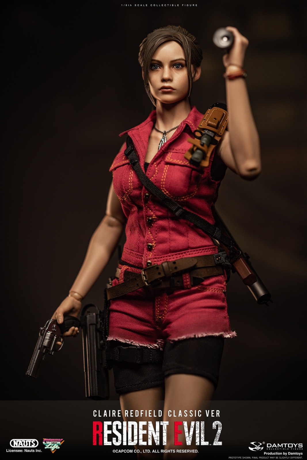 DAMTOYS DMS038 1/6 RESIDENT EVIL 2 - CLAIRE REDFIELD (CLASSIC VER)