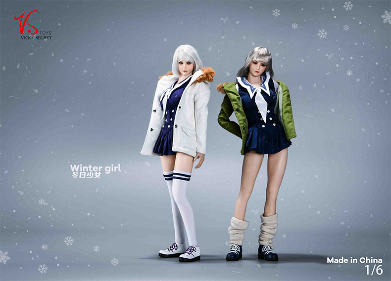 VSTOYS 21XG69 1/6 Winter Girl Headsculpt + JK Suit