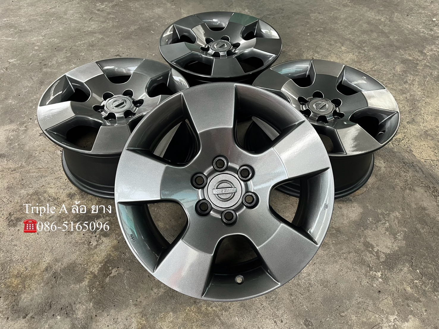 ✨ล้อแม็ก 6รู114✨Nissan Navara ขอบ 16 สีไฮเปอร์💖สวยกริ๊บ💖
