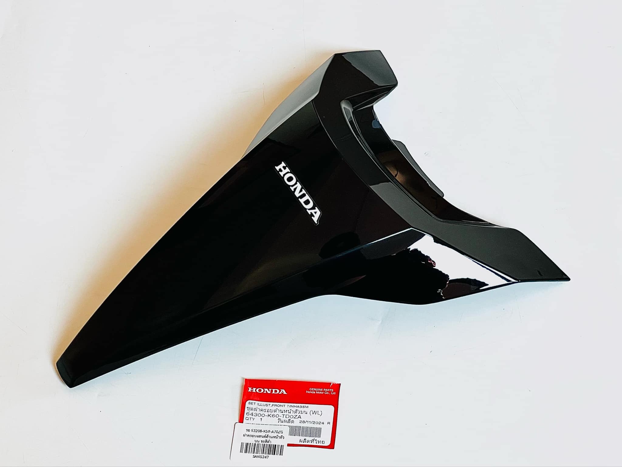 ชุดสี click 125i มอเตอร์ไซด์ click 125i สีแดงดำ รุ่นสตาร์ทมือ แท้ศูนย์ รอ