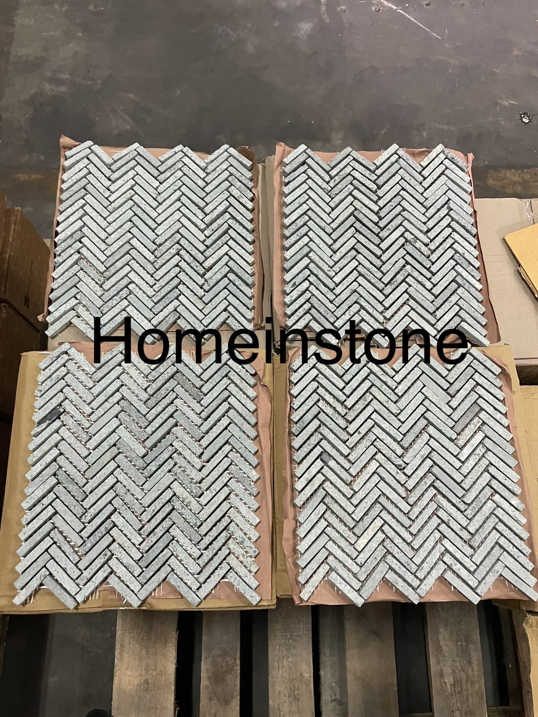 Green Sukabumi mosaic ลายก้างปลา