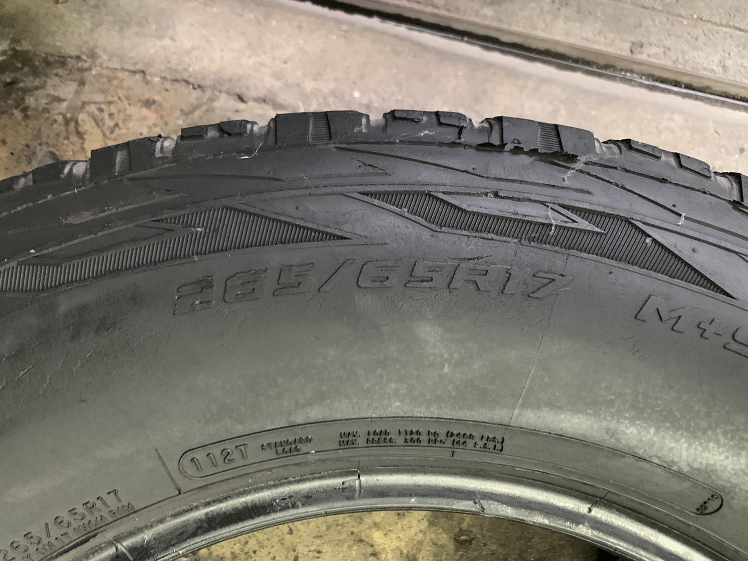 ยาง 265-65-17 Cooper (Made in U.S.A) ปี 14 ดอกยางหนาทุกเส้น