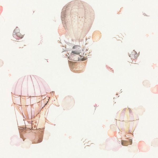 วอลเปเปอร์ลายเด็ก Kids World โปร 11.11 แบบหลังผ้า ทนทาน กันลามไฟ : Fabric-Backed Wall Paper