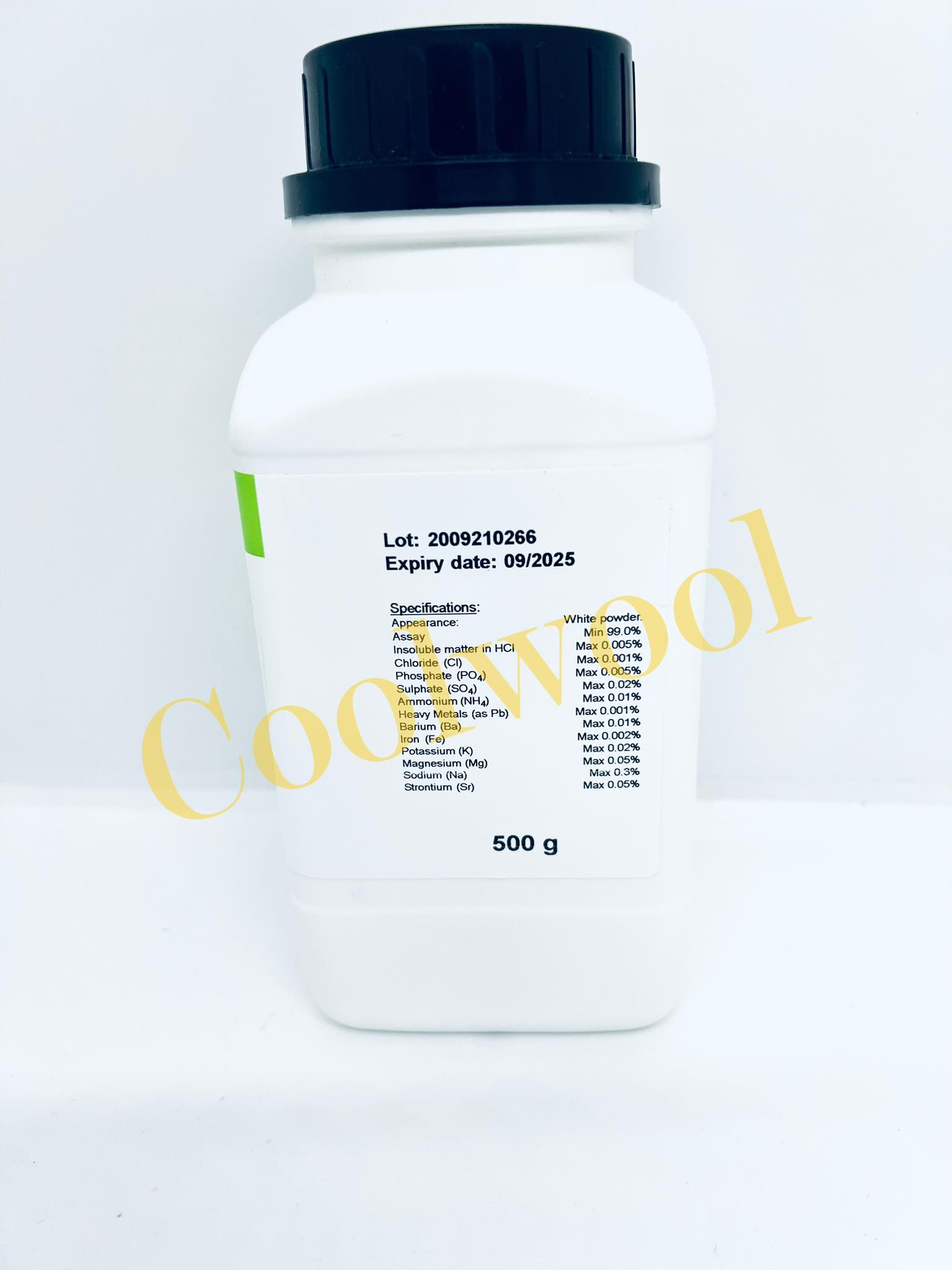 KemAus-Calcium carbonate AR. grade(500กรัม/ขวด)