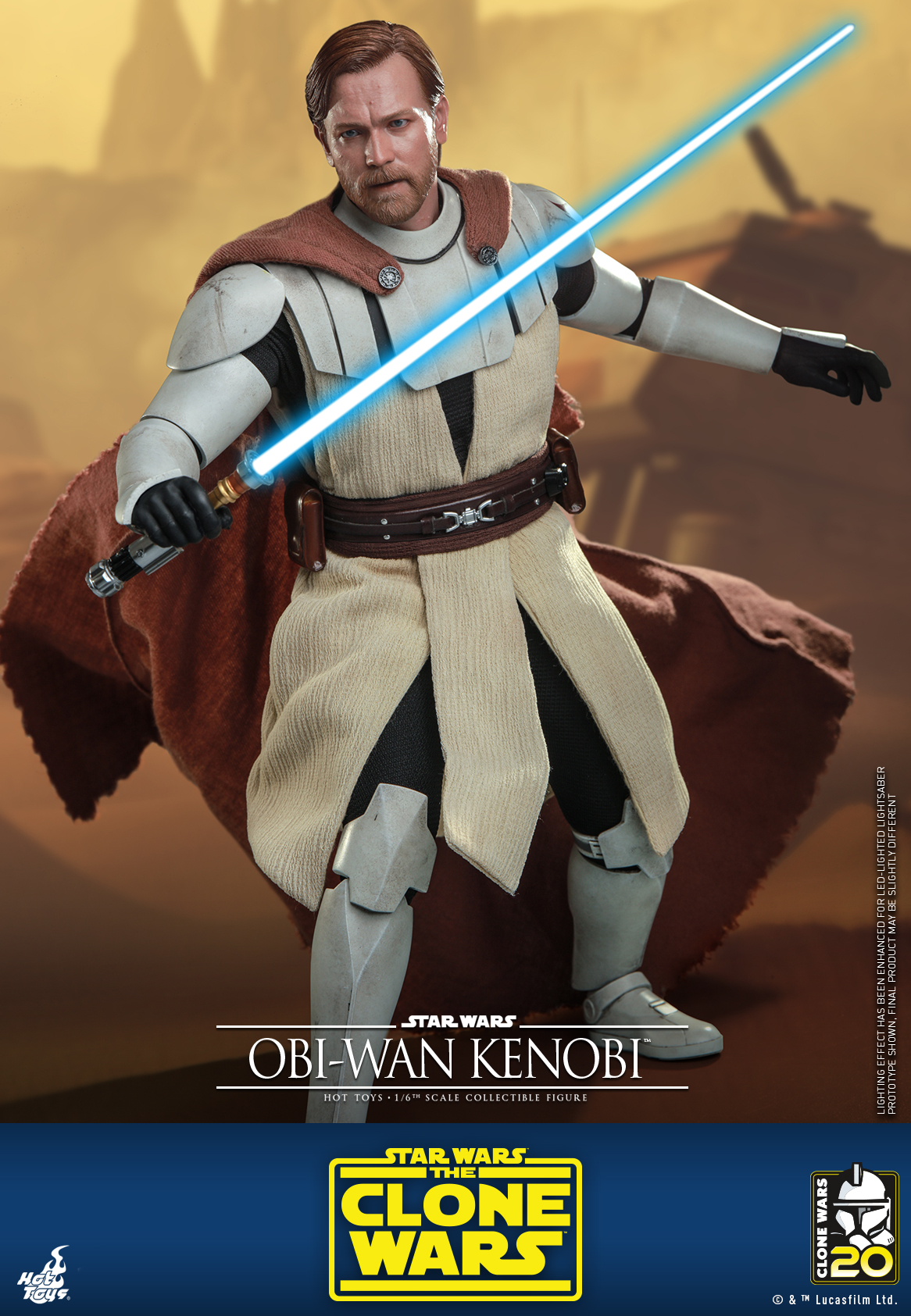 Hot Toys TMS095 1/6 Star Wars: The Clone Wars™ - Obi-Wan Kenobi™