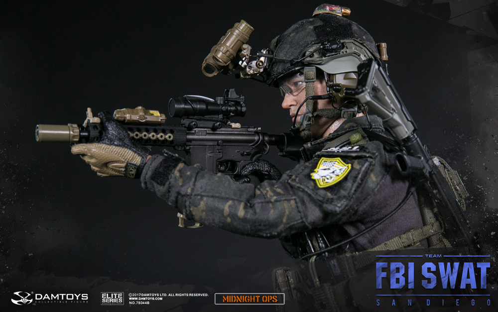 DAMTOYS No.78044 FBI SWAT TEAM AGENT - SAN DIEGO